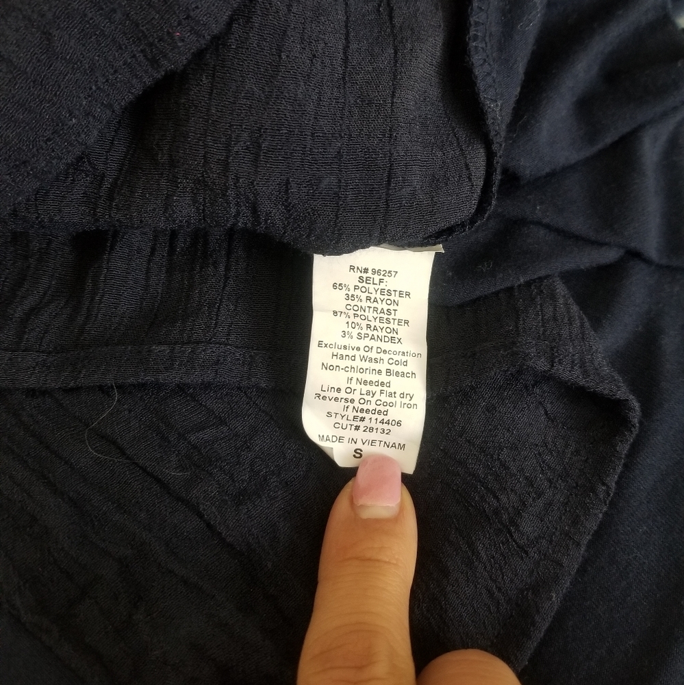 Concept Travel Beach Airy Blouse Small - Picture 2 of 4